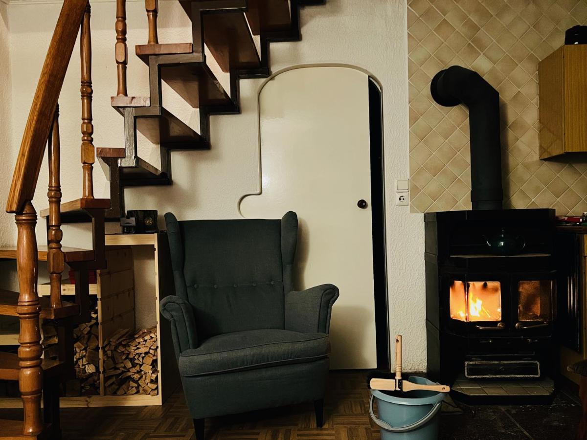 Urige Berghuette Mit Kamin Und Sauna Im Erzgebirge Nahe Schwarzwassertal ポーバースハウ エクステリア 写真